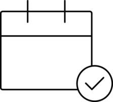 Kalender Symbol Symbol Bild vektor