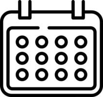 Kalender Symbol Symbol Bild vektor