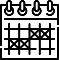 Kalender Symbol Symbol Bild vektor