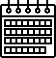 Kalender Symbol Symbol Bild vektor