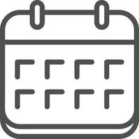 Kalender Symbol Symbol Bild vektor