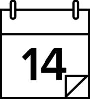 Kalender Symbol Symbol Bild vektor