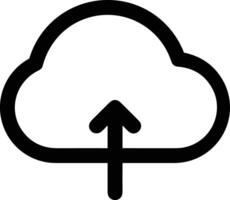 Wolke Symbol Symbol Bild. Illustration von das Hosting Lager Design Bild vektor