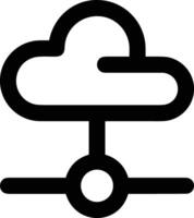 Wolke Symbol Symbol Bild. Illustration von das Hosting Lager Design Bild vektor