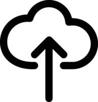 Wolke Symbol Symbol Bild. Illustration von das Hosting Lager Design Bild vektor