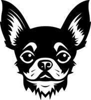 Chihuahua - - minimalistisch und eben Logo - - Illustration vektor