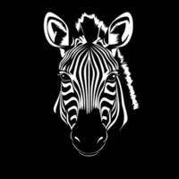 Zebra, minimalistisch und einfach Silhouette - - Illustration vektor