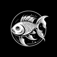 Goldfisch - - hoch Qualität Logo - - Illustration Ideal zum T-Shirt Grafik vektor