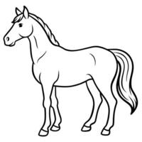 Pferd Abbildungen - - Ideal zum Pferdesport Marke, Kunst Drucke, und Bauernhaus Dekor vektor