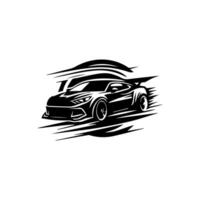 Sport Auto Logo Symbol. Motor- Fahrzeug Silhouette Embleme. Auto Garage Händler Marke Identität Design Elemente. Illustrationen. vektor