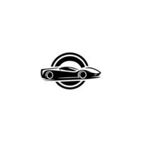 Sport Auto Logo Symbol. Motor- Fahrzeug Silhouette Embleme. Auto Garage Händler Marke Identität Design Elemente. Illustrationen. vektor