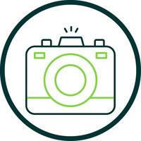 Foto Kamera Linie Kreis Symbol vektor