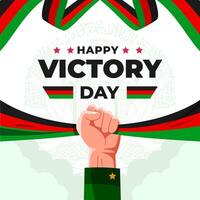 glücklich Sieg Tag Illustration Hintergrund. Feier von Afghanistan Sieg Tag. eps 10 vektor