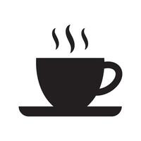 heiß Kaffee trinken Symbol eben Illustration vektor