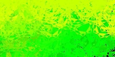 Licht Grün, Gelb Muster mit polygonal Formen. vektor
