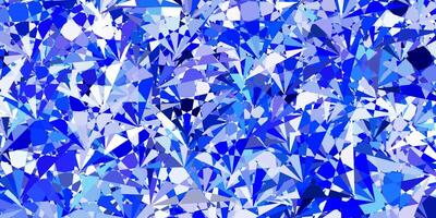Licht Rosa, Blau Layout mit Dreieck Formen. vektor