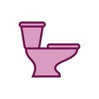 Toilette Symbol Vorlage Illustration Design vektor