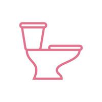 Toilette Symbol Vorlage Illustration Design vektor