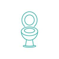 Toilette Symbol Vorlage Illustration Design vektor