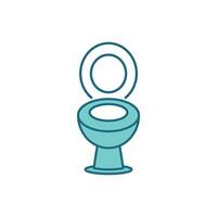 toalett ikon mall illustration design vektor