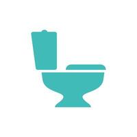 Toilette Symbol Vorlage Illustration Design vektor