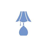 Innere Schreibtisch Lampe Symbol Illustration Design vektor