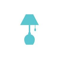 Innere Schreibtisch Lampe Symbol Illustration Design vektor