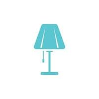 Innere Schreibtisch Lampe Symbol Illustration Design vektor