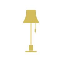 Innere Schreibtisch Lampe Symbol Illustration Design vektor