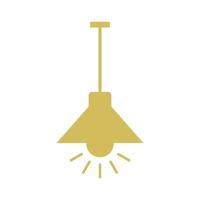 hängande lampa ikon mall illustration design vektor
