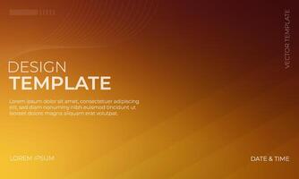 elegant braun und Gold Gradient Hintergrund vektor