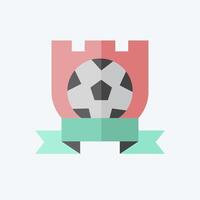 ikon symbol team. relaterad till fotboll symbol. platt stil. enkel design illustration vektor