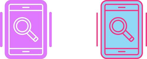 förstoringsglas ikon design vektor