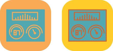 Thermoregulator-Icon-Design vektor