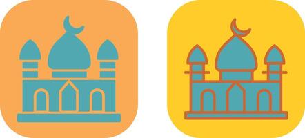 Moschee-Icon-Design vektor