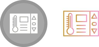 termostat ikon design vektor