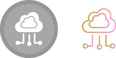 Cloud-Icon-Design vektor