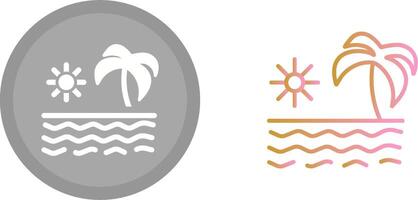 Sommer-Icon-Design vektor