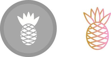 Ananas-Icon-Design vektor