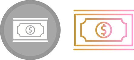 Geld-Icon-Design vektor