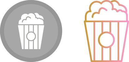 Popcorn-Icon-Design vektor