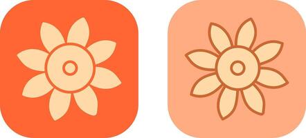 Blumen-Icon-Design vektor