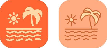 Sommer-Icon-Design vektor