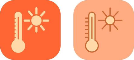 Temperatur-Icon-Design vektor