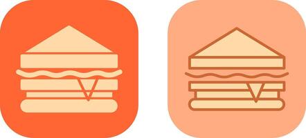 Sandwich-Icon-Design vektor