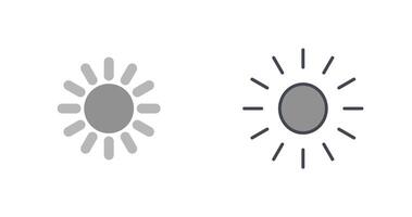 Sonne-Icon-Design vektor