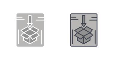 Paket-Icon-Design vektor