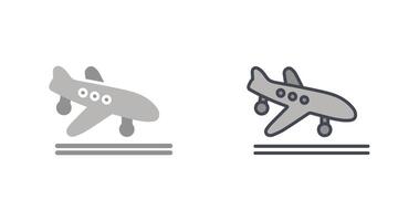 Flug Landung Symbol Design vektor