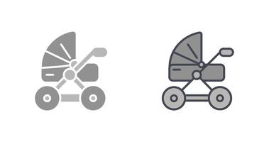 Kinderwagen Symbol Design vektor