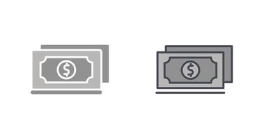 Geld-Icon-Design vektor